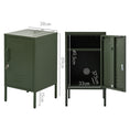 Load image into Gallery viewer, Como Metal Locker Storage Shelf Filing Cabinet Cupboard Bedside Table Green
