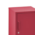 Load image into Gallery viewer, ArtissIn Metal Locker Storage Shelf Filing Cabinet Cupboard Bedside Table Pink
