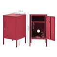 Load image into Gallery viewer, ArtissIn Metal Locker Storage Shelf Filing Cabinet Cupboard Bedside Table Pink
