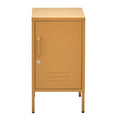 Load image into Gallery viewer, ArtissIn Metal Locker Storage Shelf Filing Cabinet Cupboard Bedside Table Yellow
