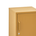 Load image into Gallery viewer, Como Metal Locker Storage Shelf Filing Cabinet Cupboard Bedside Table Yellow

