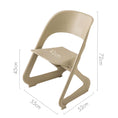 Load image into Gallery viewer, ArtissIn Set of 4 Dining Chairs Office Cafe Lounge Seat Stackable Plastic Leisure Chairs Beige
