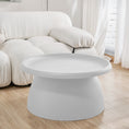 Load image into Gallery viewer, ArtissIn Coffee Table Mushroom Nordic Round Large Side Table 70CM White
