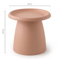 Load image into Gallery viewer, ArtissIn Coffee Table Mushroom Nordic Round Small Side Table 50CM Pink
