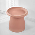 Load image into Gallery viewer, ArtissIn Coffee Table Mushroom Nordic Round Small Side Table 50CM Pink
