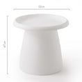 Load image into Gallery viewer, ArtissIn Coffee Table Mushroom Nordic Round Small Side Table 50CM White
