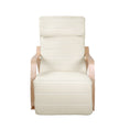 Load image into Gallery viewer, Artiss Fabric Rocking Armchair with Adjustable Footrest - Beige
