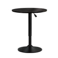 Load image into Gallery viewer, Artiss Bar Table Kitchen Tables Swivel Round Metal Black

