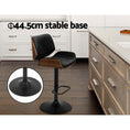 Load image into Gallery viewer, Emily Bar Stools Kitchen Stool Chairs Metal Barstool Dining Chair Swivel Black
