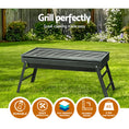 Load image into Gallery viewer, Grillz Charcoal BBQ Grill Smoker Portable Barbecue Outdoor Foldable Camping
