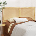 Load image into Gallery viewer, Artiss Rattan Bed Frame Queen Size Bed Head Headboard Bedhead Base RIBO Pine
