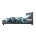 Load image into Gallery viewer, Artiss Bed Frame King Single Size Gas Lift Grey VILA

