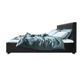 Load image into Gallery viewer, Artiss Bed Frame Queen Size Gas Lift Charcoal VILA
