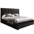 Load image into Gallery viewer, Artiss Bed Frame Double Size Gas Lift Black TIYO
