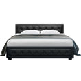 Load image into Gallery viewer, Artiss Bed Frame King Size Gas Lift Black TIYO

