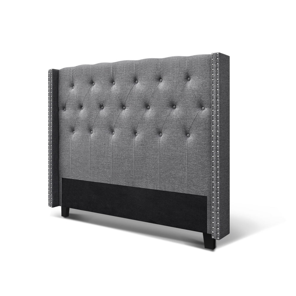 Artiss Bed Head Headboard Queen Bedhead LUCA Grey