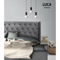 Load image into Gallery viewer, Artiss Bed Head Headboard Queen Bedhead LUCA Grey
