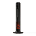 Load image into Gallery viewer, 2000W Electric Ceramic Tower Heater Remote Control 3D Flame Effect Portable
