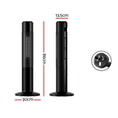Load image into Gallery viewer, 2000W Electric Ceramic Tower Heater Remote Control 3D Flame Effect Portable
