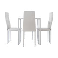 Load image into Gallery viewer, Artiss Dining Chairs and Table Dining Set 6 Chair Set Of 7 Wooden Top White
