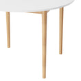 Load image into Gallery viewer, Artiss Dining Table Round White 108CM Diameter Demi

