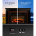 Load image into Gallery viewer, Devanti Electric Fireplace Fire Heater 2000W Black
