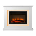 Load image into Gallery viewer, Devanti Electric Fireplace Fire Heater 2000W White
