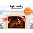 Load image into Gallery viewer, Devanti Electric Fireplace Fire Heater 2000W White
