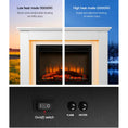 Load image into Gallery viewer, Devanti Electric Fireplace Fire Heater 2000W White
