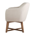 Load image into Gallery viewer, Armchair Upholstered Lounge Accent Chair Couch Seat Sofa Bedroom Seater Fabric Tub Beige
