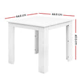 Load image into Gallery viewer, Gardeon Outdoor Side Beach Table - White
