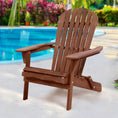 Load image into Gallery viewer, Gardeon Outdoor Furniture Beach Chair Wooden Adirondack Patio Lounge Garden
