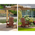 Load image into Gallery viewer, Gardeon Outdoor Furniture Beach Chair Wooden Adirondack Patio Lounge Garden
