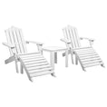 Load image into Gallery viewer, Gardeon Outdoor Sun Lounge Beach Chairs Table Setting Wooden Adirondack Patio Chair
