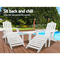 Load image into Gallery viewer, Gardeon Outdoor Sun Lounge Beach Chairs Table Setting Wooden Adirondack Patio Chair
