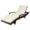 Load image into Gallery viewer, Gardeon Outdoor Sun Lounge - Brown
