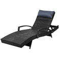 Load image into Gallery viewer, Gardeon Outdoor Sun Lounge Furniture Day Bed Wicker Pillow Sofa Set
