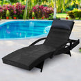 Load image into Gallery viewer, Gardeon Outdoor Sun Lounge Furniture Day Bed Wicker Pillow Sofa Set
