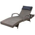 Load image into Gallery viewer, Gardeon Outdoor Sun Lounge Furniture Day Bed Wicker Pillow Sofa Set
