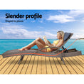 Load image into Gallery viewer, Gardeon Outdoor Sun Lounge Furniture Day Bed Wicker Pillow Sofa Set
