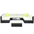 Load image into Gallery viewer, Gardeon 10PC Sofa Set with Storage Cover Outdoor Furniture Wicker
