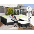 Load image into Gallery viewer, Gardeon 10PC Sofa Set with Storage Cover Outdoor Furniture Wicker
