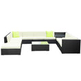 Load image into Gallery viewer, Gardeon 12PC Sofa Set with Storage Cover Outdoor Furniture Wicker
