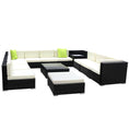 Load image into Gallery viewer, Gardeon 13PC Sofa Set with Storage Cover Outdoor Furniture Wicker
