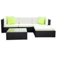 Load image into Gallery viewer, Gardeon 5PC Outdoor Furniture Sofa Set Wicker Garden Patio Pool Lounge
