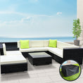 Load image into Gallery viewer, Gardeon 9PC Sofa Set with Storage Cover Outdoor Furniture Wicker
