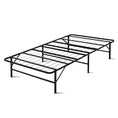 Load image into Gallery viewer, Artiss Folding Bed Frame Metal Bed Base King Single Size Portable Black
