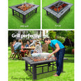 Load image into Gallery viewer, Fire Pit BBQ Heater Charcoal Wood Portable Grill Cooking Camping Outdoor
