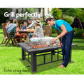 Load image into Gallery viewer, 3 in 1 Fire Pit BBQ Grill Table Ice Tray Heater Outdoors
