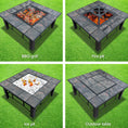 Load image into Gallery viewer, 4 in 1 Fire Pit BBQ Grill Table Ice Tray Heater Outdoors
